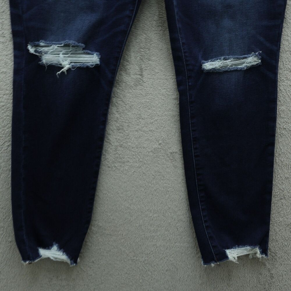 American Eagle Jegging Jeans Women's 18R Super High-Rise 28" Inseam Destroyed - Picture 14 of 16